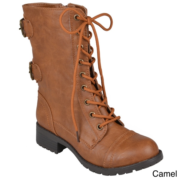 Shop Hailey Jeans Co. Womens 'Holly' Lace-up Combat Boots - Free ...