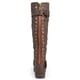 Journee Collection Women's 'Spokane' Red Zipper Riding Boot - Thumbnail 9