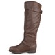 Journee Collection Women's 'Spokane' Red Zipper Riding Boot - Thumbnail 10