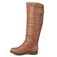 Journee Collection Women's 'Spokane' Red Zipper Riding Boot - Thumbnail 15