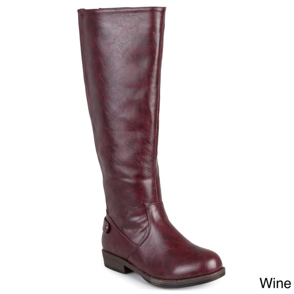 women's two tone riding boots
