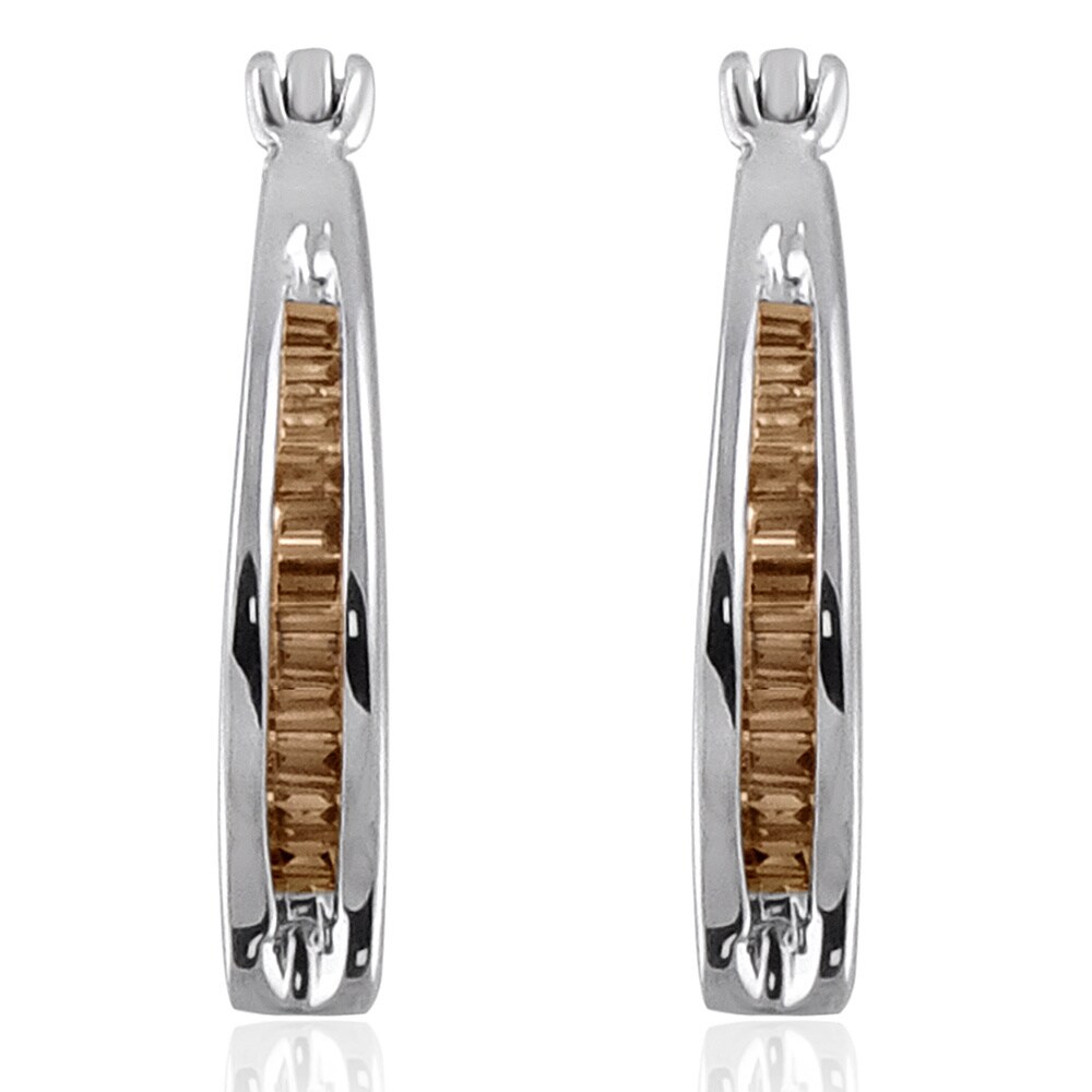 Buy Baguette, Hoop Diamond Earrings Online at Overstock | Our Best Buy Baguette, Hoop Diamond Earrings Online at Overstock | Our Best