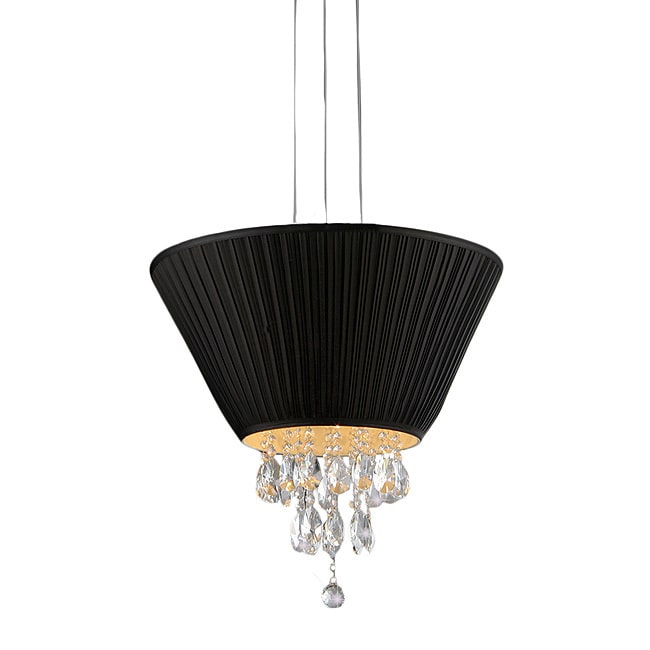 Warehouse of Tiffany Black Umbrella Crystal Chandelier