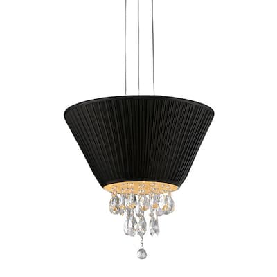 Black Umbrella Crystal Chandelier