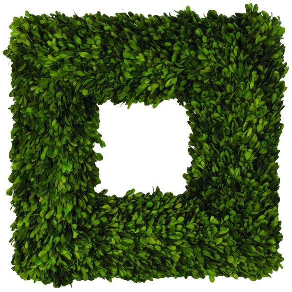 Boxwood Square Wreath Wreaths