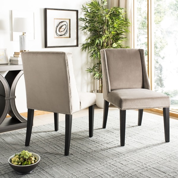 Taupe best sale dining chairs