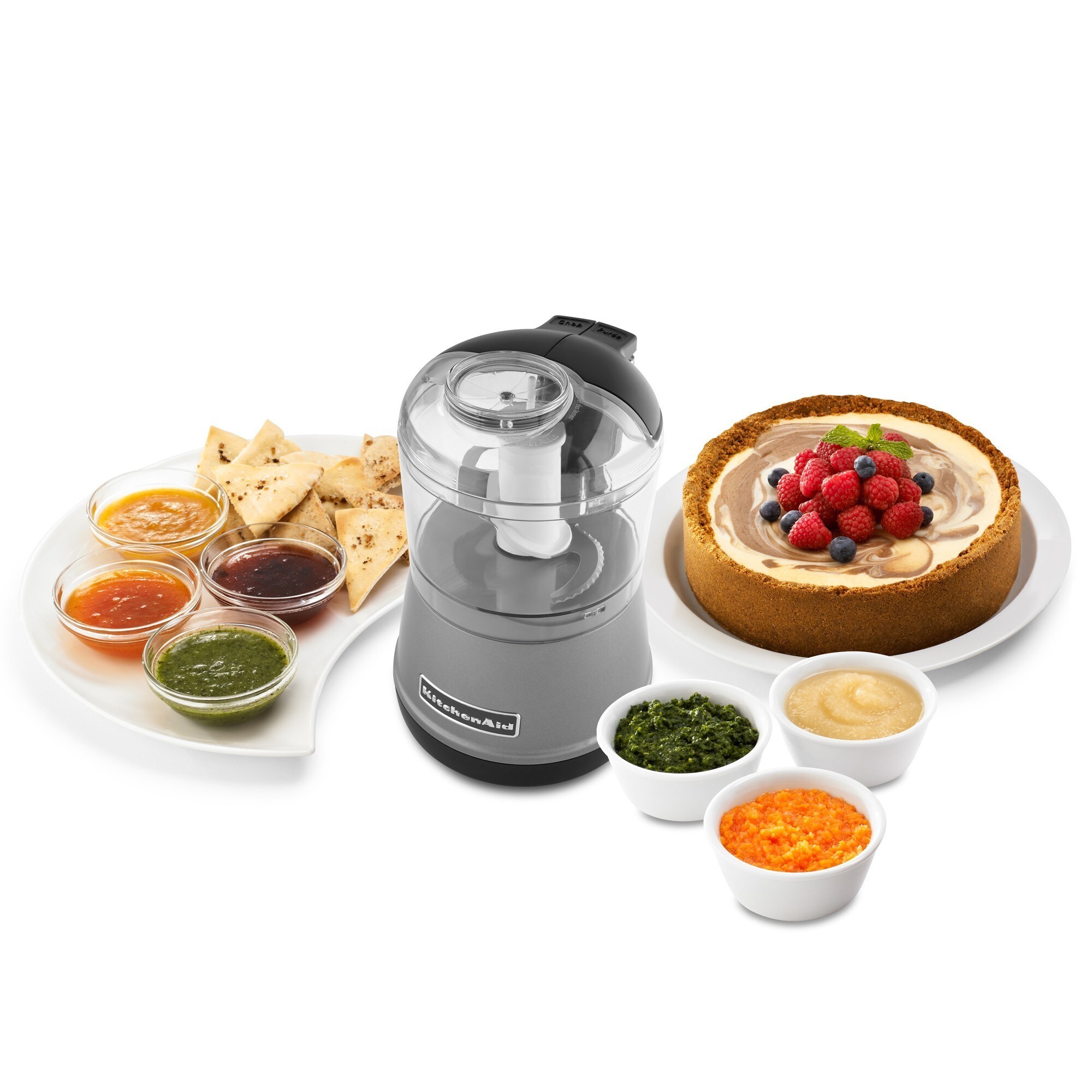 KitchenAid Contour Silver 3.5-cup Food Chopper - Bed Bath & Beyond - 8344327