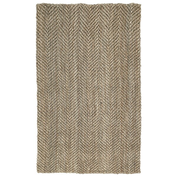 Shop Napa Natural Chevron Handmade Jute Rug 4'0 x 6'0 Free Shipping