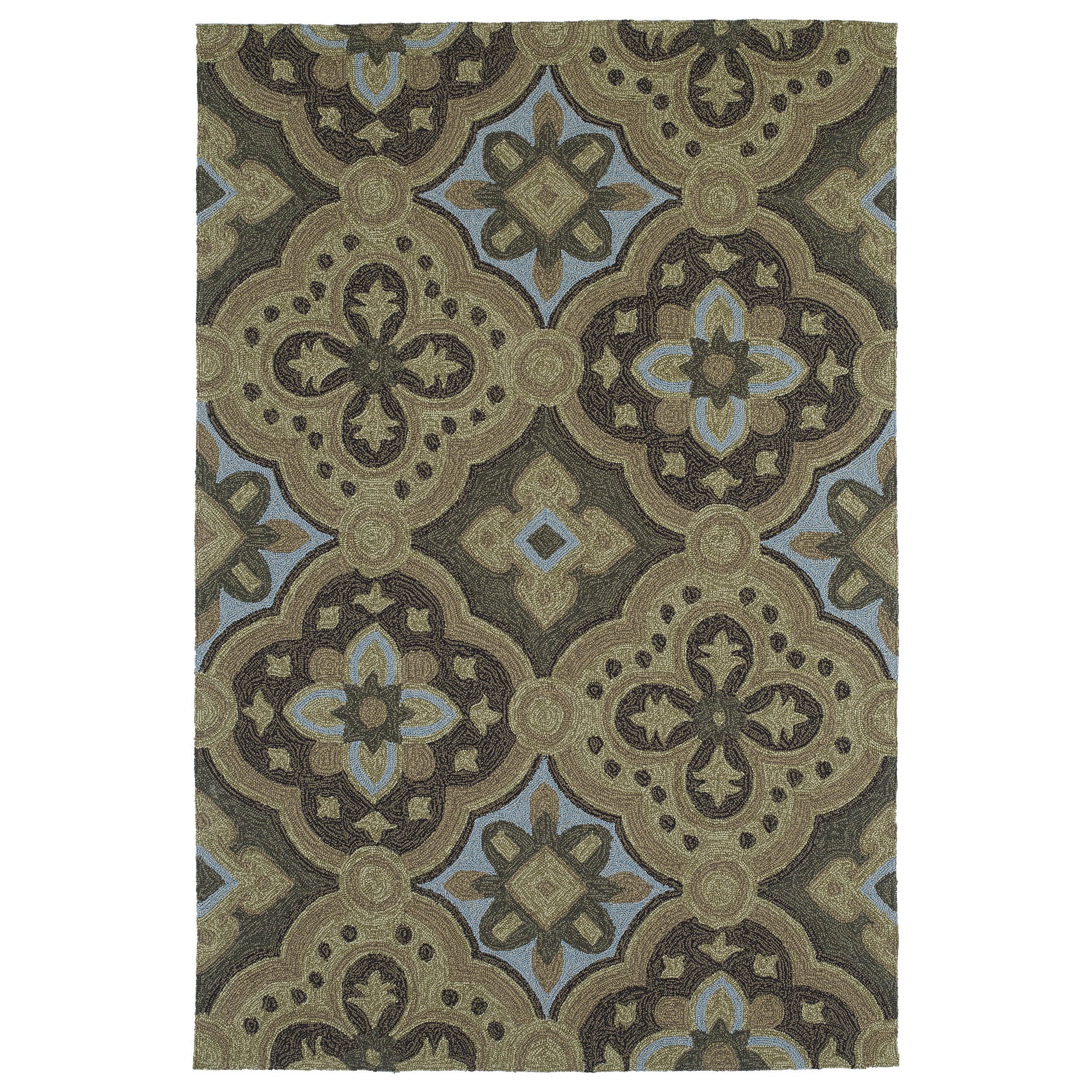 Seaside Chocolate Panel Indoor/outdoor Rug (100 X 140)