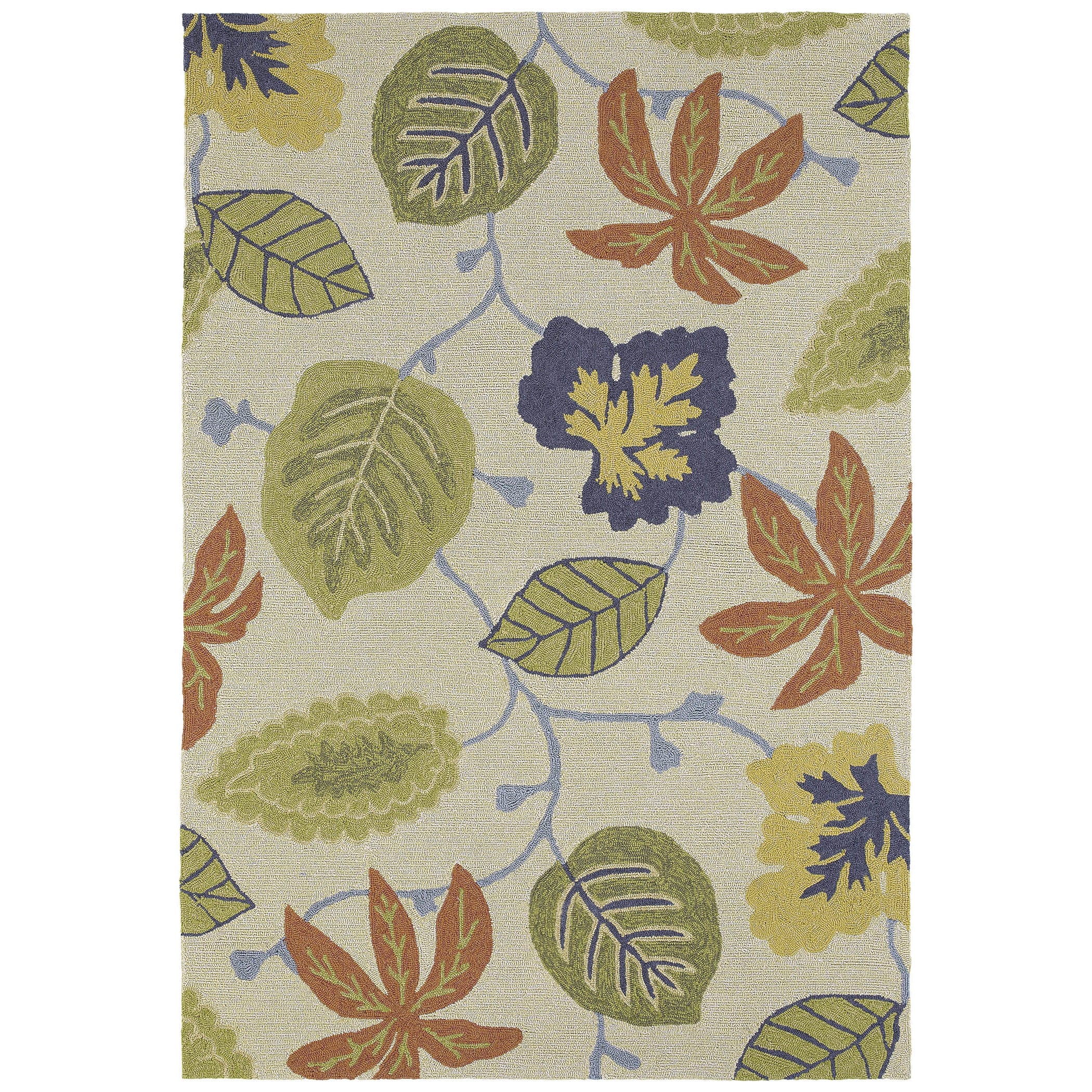 Seaside Whimsical Sand Indoor/outdoor Rug (100 X 140)