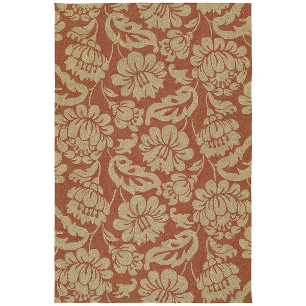 Seaside Watermelon Garden Indoor/ Outdoor Rug (8' x 10')