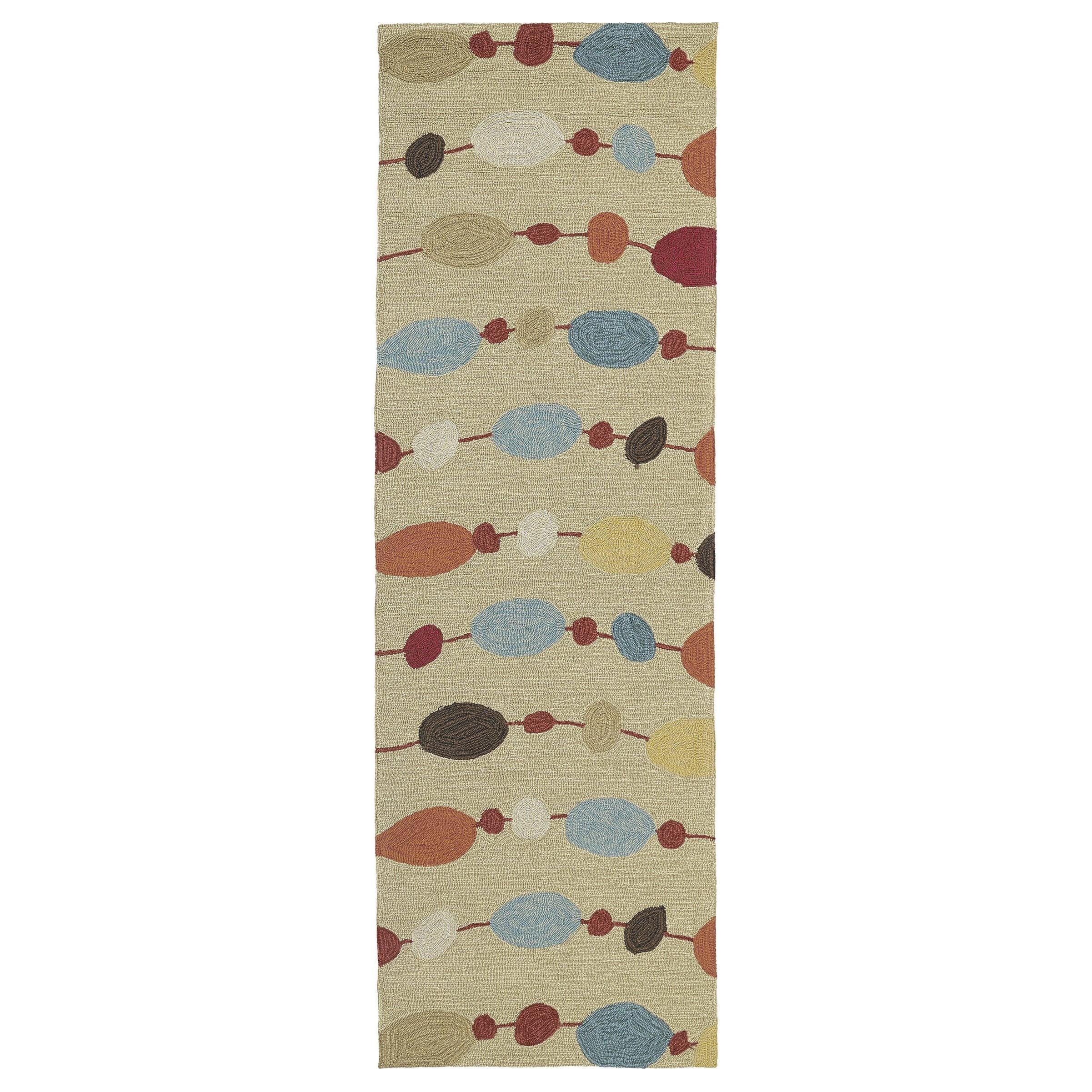 Seaside Partytime Multi Indoor/ Outdoor Rug (26 X 8)