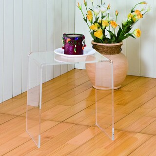 Clear Acrylic Accent Table Free Shipping Today