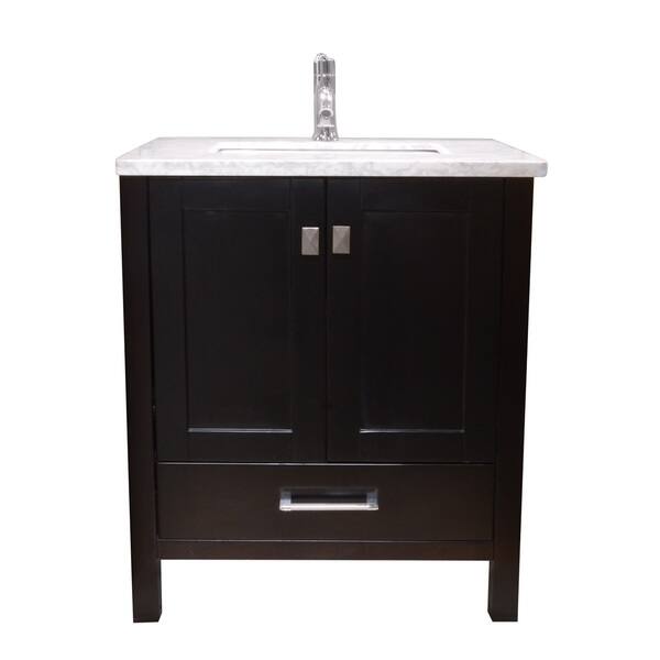 Virtu USA Scarlett 30Inch Single Sink Bathroom Vanity Set Bed Bath