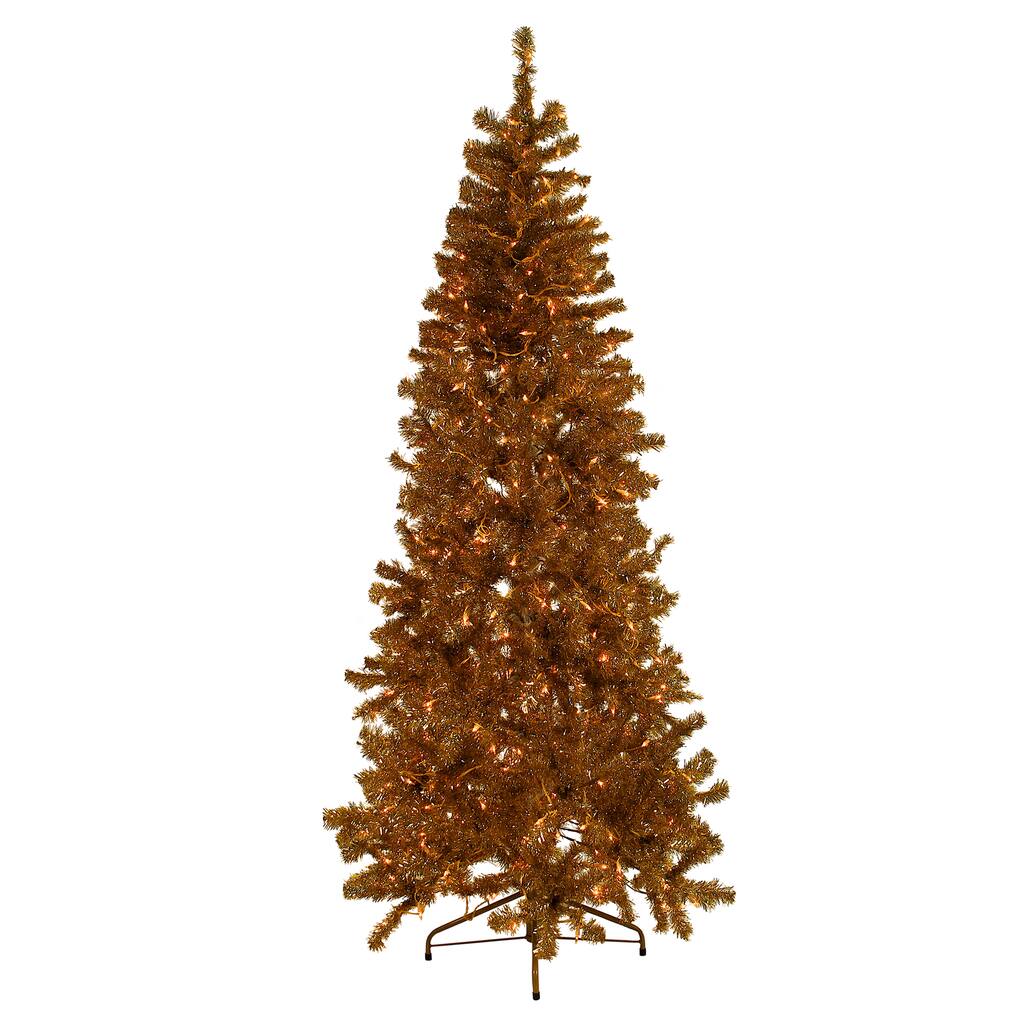 Gold Tinsel Tree