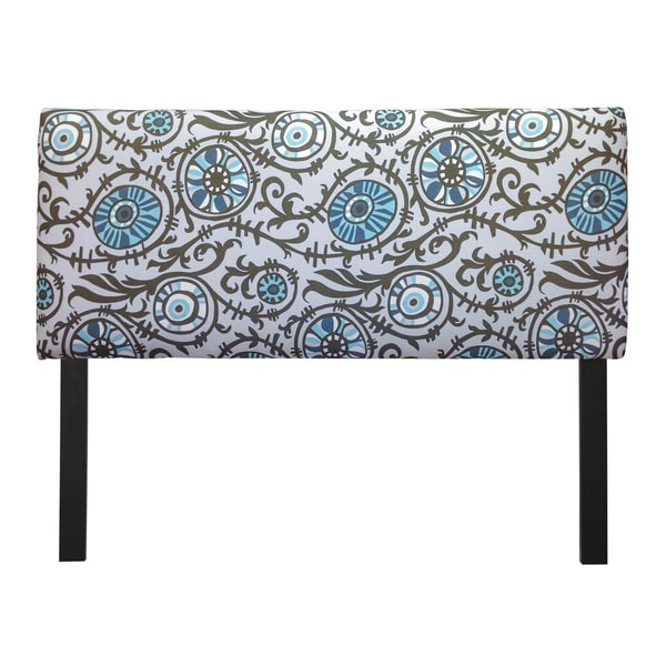 Upholstered Suzani Village Blue Headboard Sole Designs Headboards