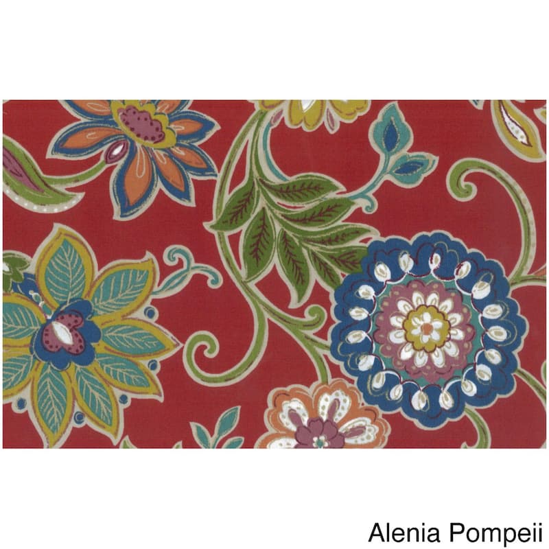 Blazing Needles 45-inch All-Weather Bench Cushion - Alenia Pompeii