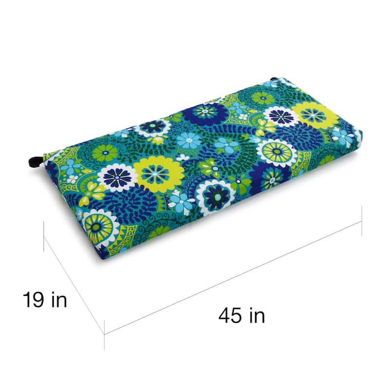 Blazing Needles 45-inch All-Weather Bench Cushion