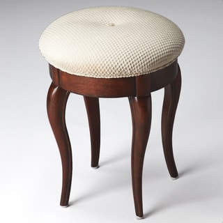 Rich Cherry Vanity Stool