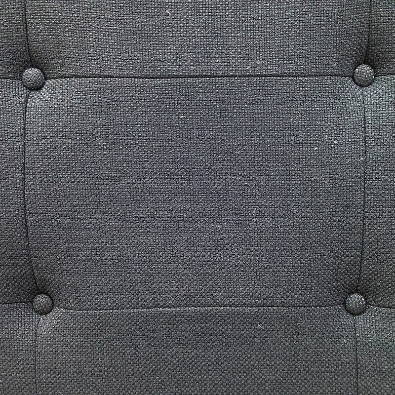 8-button Tufted Loft Charcoal Headboard