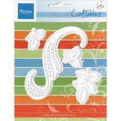 Marianne Designs Craftables Die   Tiny's Swirls & Leaves 3 Cutting & Embossing Dies