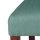 Thumbnail 7, HomePop 4-button Tufted Aqua Textured Parsons Chair (Set of 2). Changes active main hero.