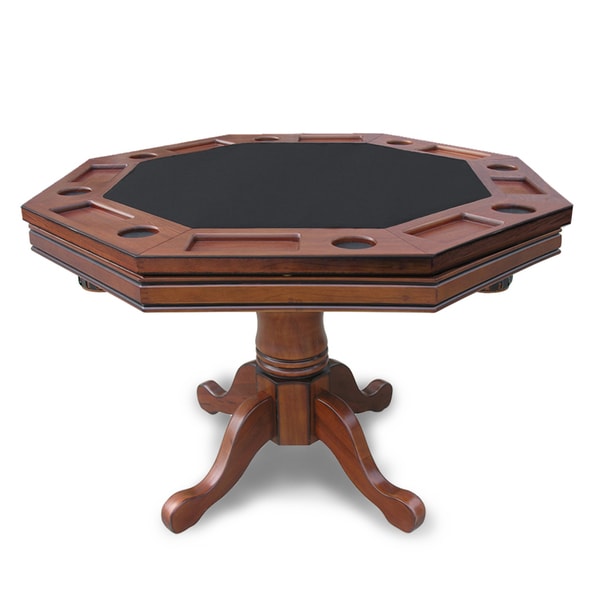 Shop Hathaway Kingston Walnut 3 In 1 Poker Table 48 L X 48