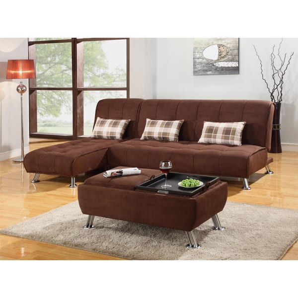 Futon Sectional and Coffee Table Set Bed Bath & Beyond 8348113