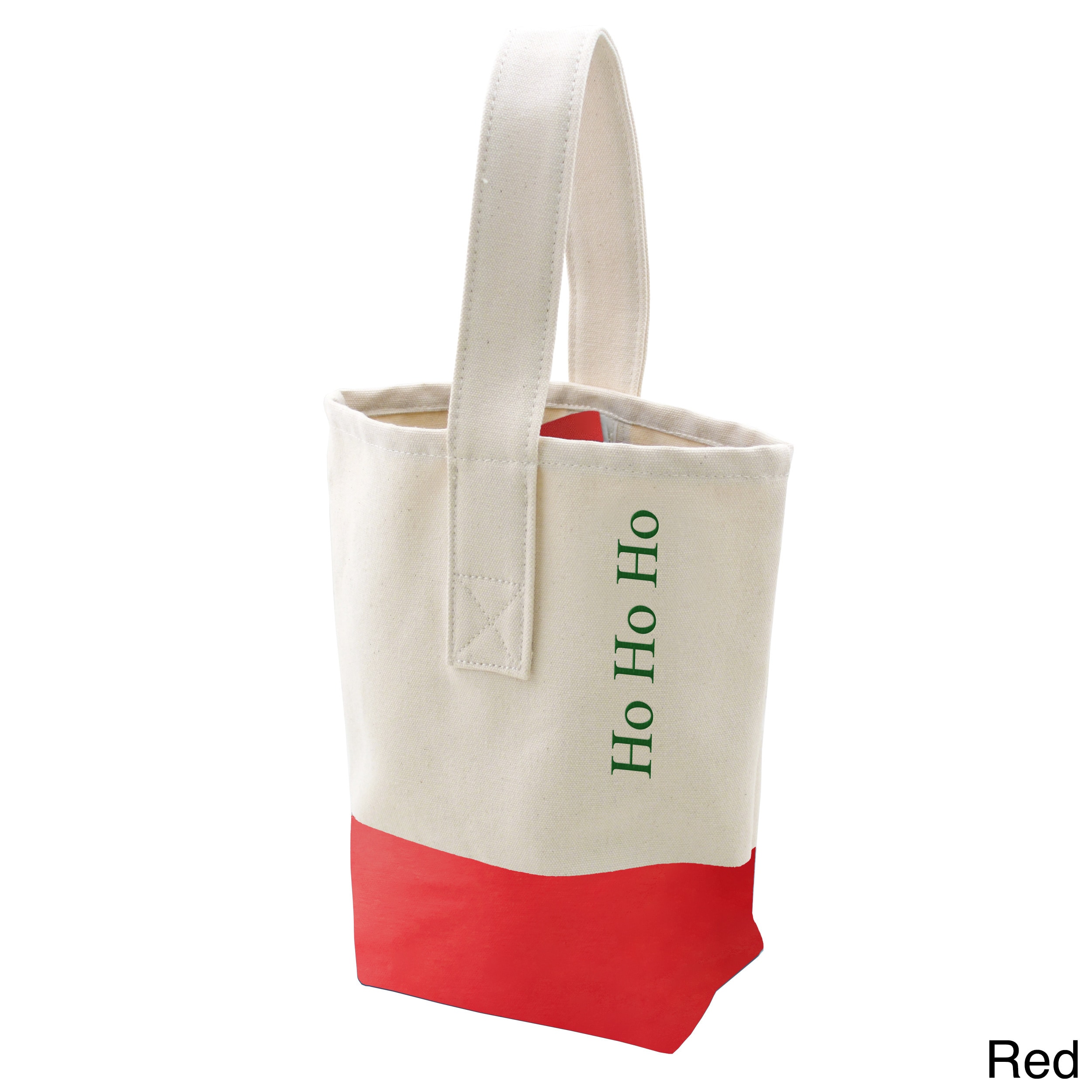 Holiday Color Dipped Wine Tote