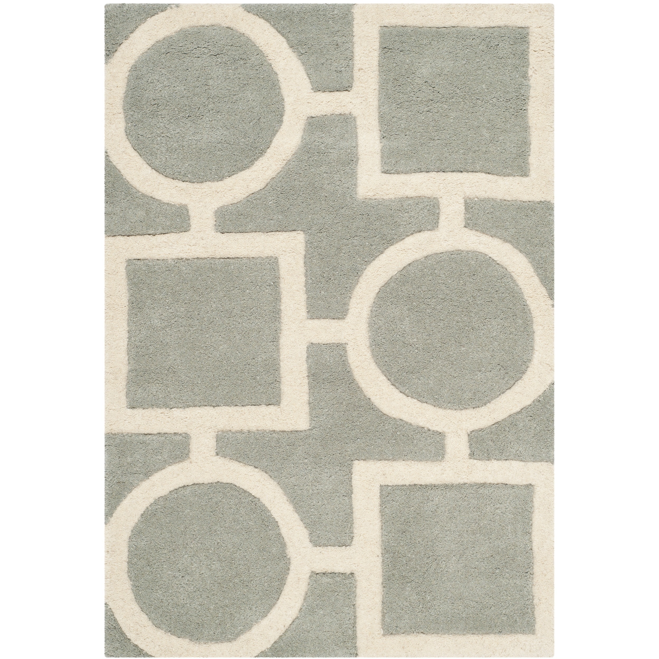 Safavieh Handmade Moroccan Chatham Gray/ Ivory Wool Accent Rug (2 X 3)