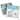 Top Shelf 3-Ounce Blue Garter Belt Flask for Weddings with Gift Box