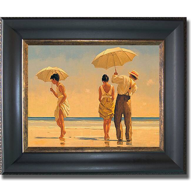 Vettriano - Beaches Framed Canvas Art Collection