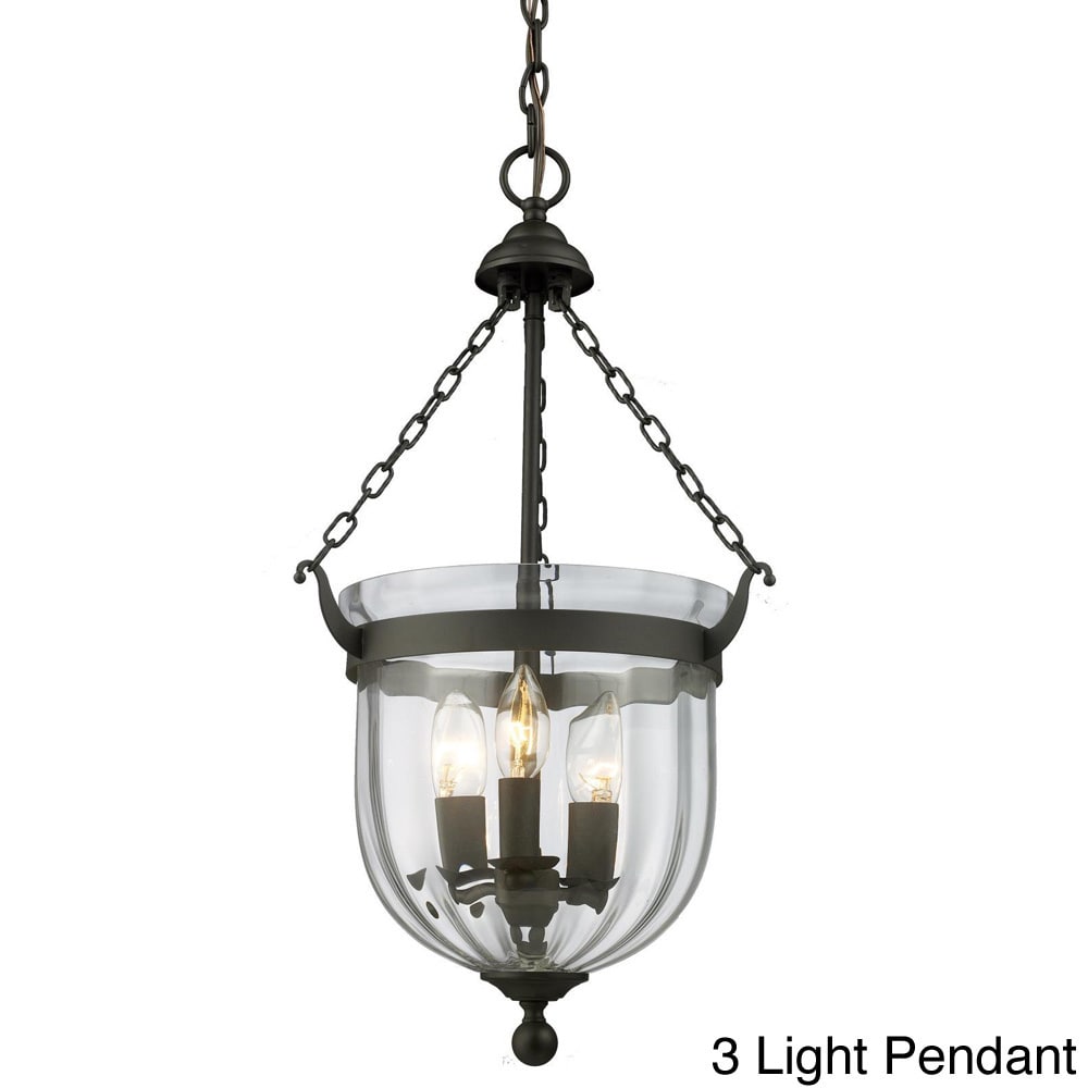 Warwick Multi light Sculpted Glass Fixture