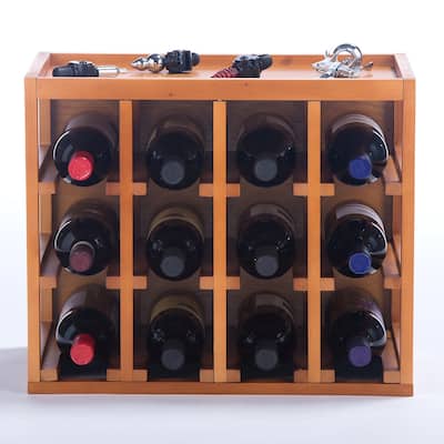 Lancaster Stackable 12-Bottle Wine Rack