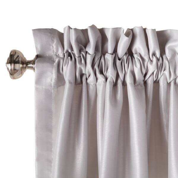 Shop Heritage Landing 84 Inch Faux Silk Lined Curtain Pair On