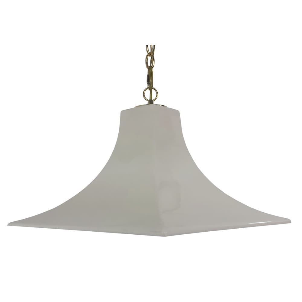 Transitional 1 light Polished Brass Pendant