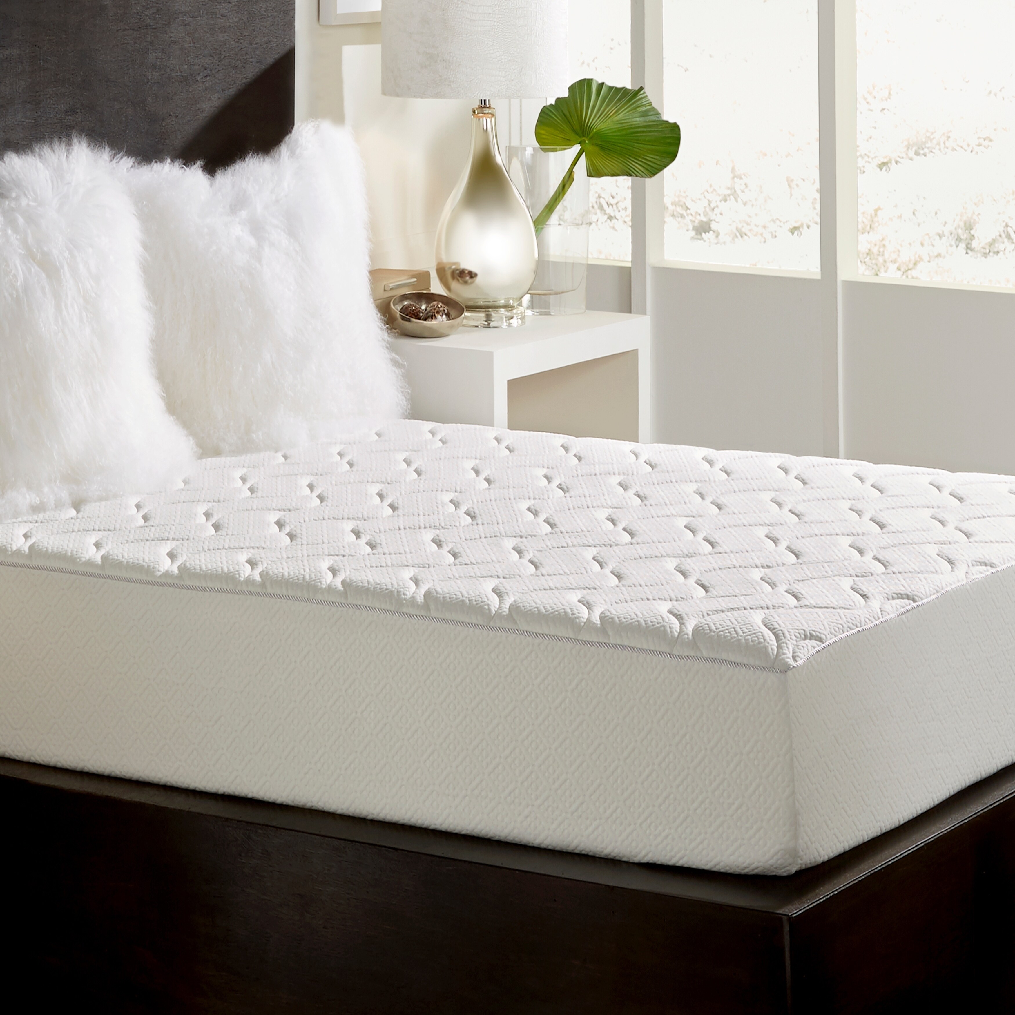 LoftWorks King Size Plush Top Medium Firm 10 inch Gel Memory Foam Mattress