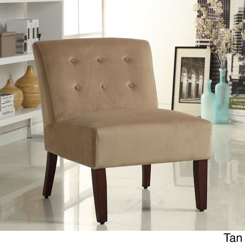 Velvet Tufted Accent Chair