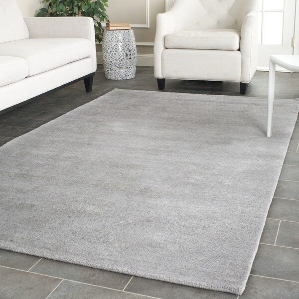 Safavieh Handmade Himalaya Grey Wool Rug 8 Square Free Shipping Safavieh Handmade Himalaya Grey Wool Rug 8 X27