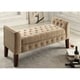 preview thumbnail 2 of 31, Copper Grove ArumVelvet Tufted Storage Bench / Settee