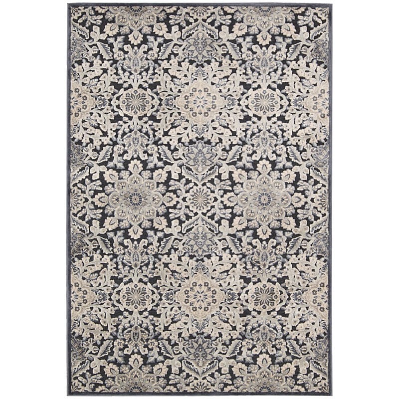 Kathy Ireland Home Bel Air Charcoal Rug (9 X 12)