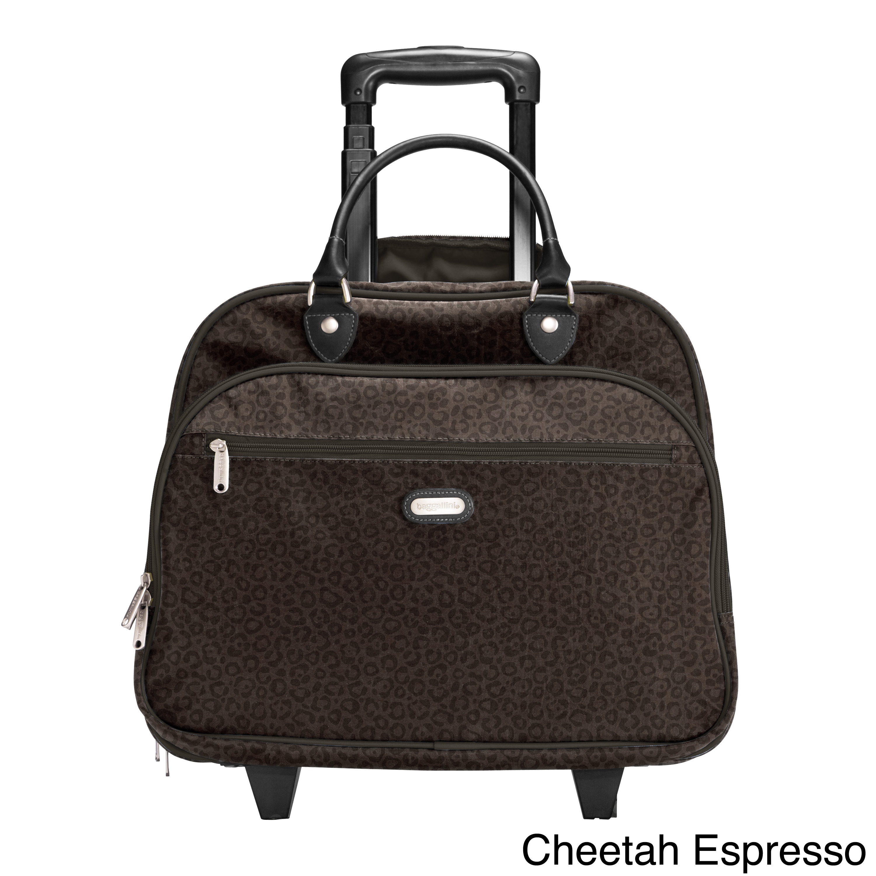 baggallini carry on rolling travel tote