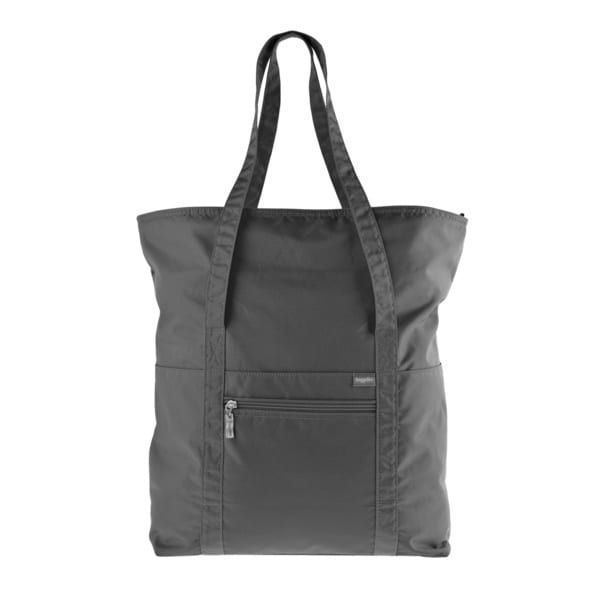 Baggallini Charcoal Nylon Expandable Tote Bag - Overstock™ Shopping ...