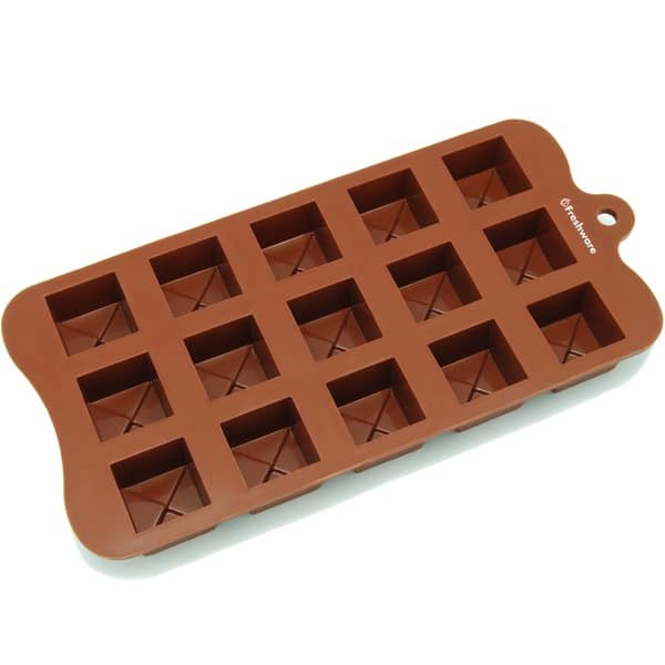 3 Pack Square Chocolate Candy Mold 2 X 2 X 1 Silicone Baking Molds For  Browni