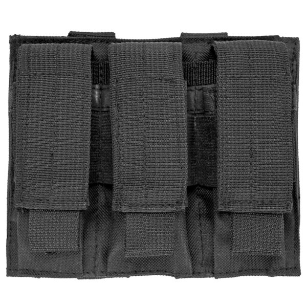 NcStar Triple Pistol Mag Pouch Black