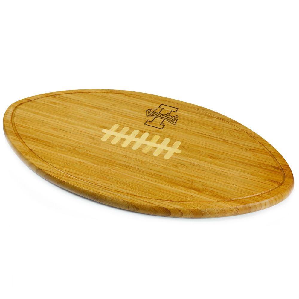 Picnic Time Kickoff University Of Idaho Vandals Engraved Natural Wood Cutting Board