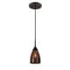 preview thumbnail 9 of 20, Woodbridge Lighting 1322MEB-M20 Venezia Mini-pendant Mosaic Mirror - 1-Light