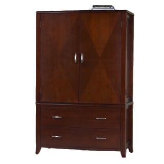 Armoire Art Van Bow Front 2-drawer 2-door Armoire