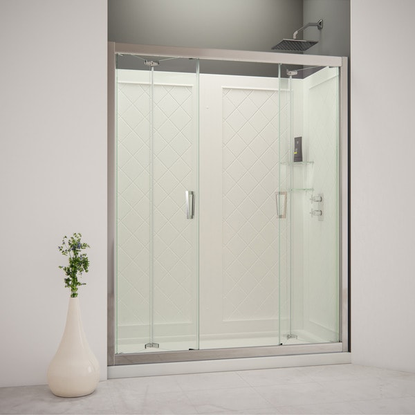 DreamLine Butterfly Bi-Fold Shower Door and 30x60-inch ...