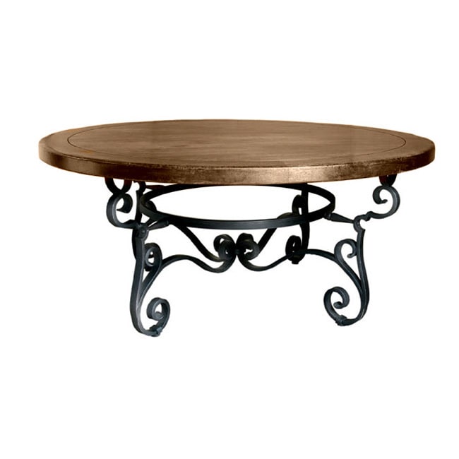 Santa Fe Wrought Iron Round Dining Table